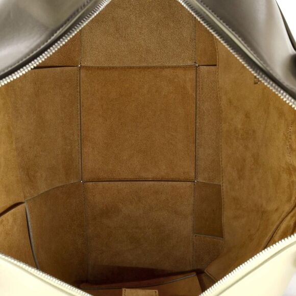 Bottega Veneta Arco Satchel Maxi Intrecciato Leather Large Neutral - Picture 5 of 7